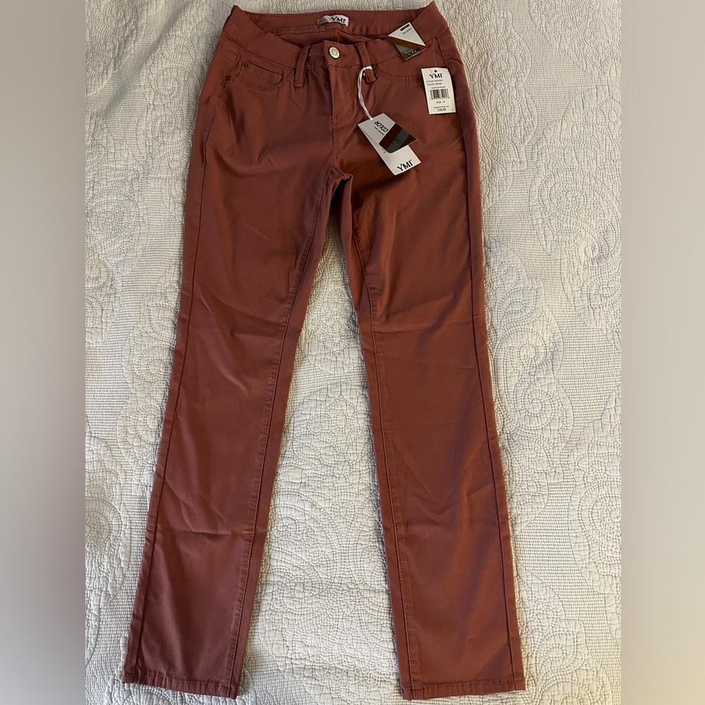 NWT YMI HYPERSTRETCH SKINNY in canyon rose size 1X